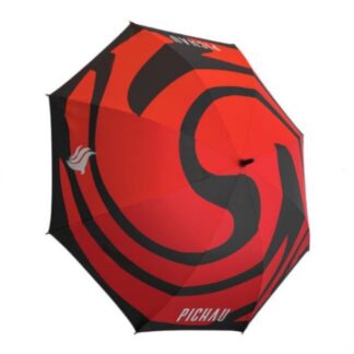GUARDA CHUVA PICHAU HURRICANE , GRANDE, PRETO, PG-GCGD-HRCBK - DESCONTADO EM FOLHA