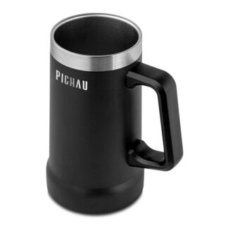 CANECA DE CERVEJA PICHAU HR110, 710ML, PRETO, PG-HR110-BL01 - DESCONTADO EM FOLHA