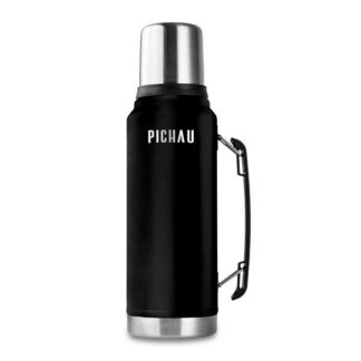 GARRAFA TERMICA PICHAU HR140, 1L, PRETO, PG-HR140-BL01 - DESCONTADO EM FOLHA