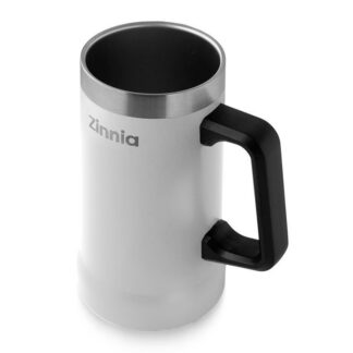 CANECA DE CERVEJA ZINNIA ZR110, 710ML, BRANCO, ZNC-ZR110-WH01 - DESCONTADO EM FOLHA